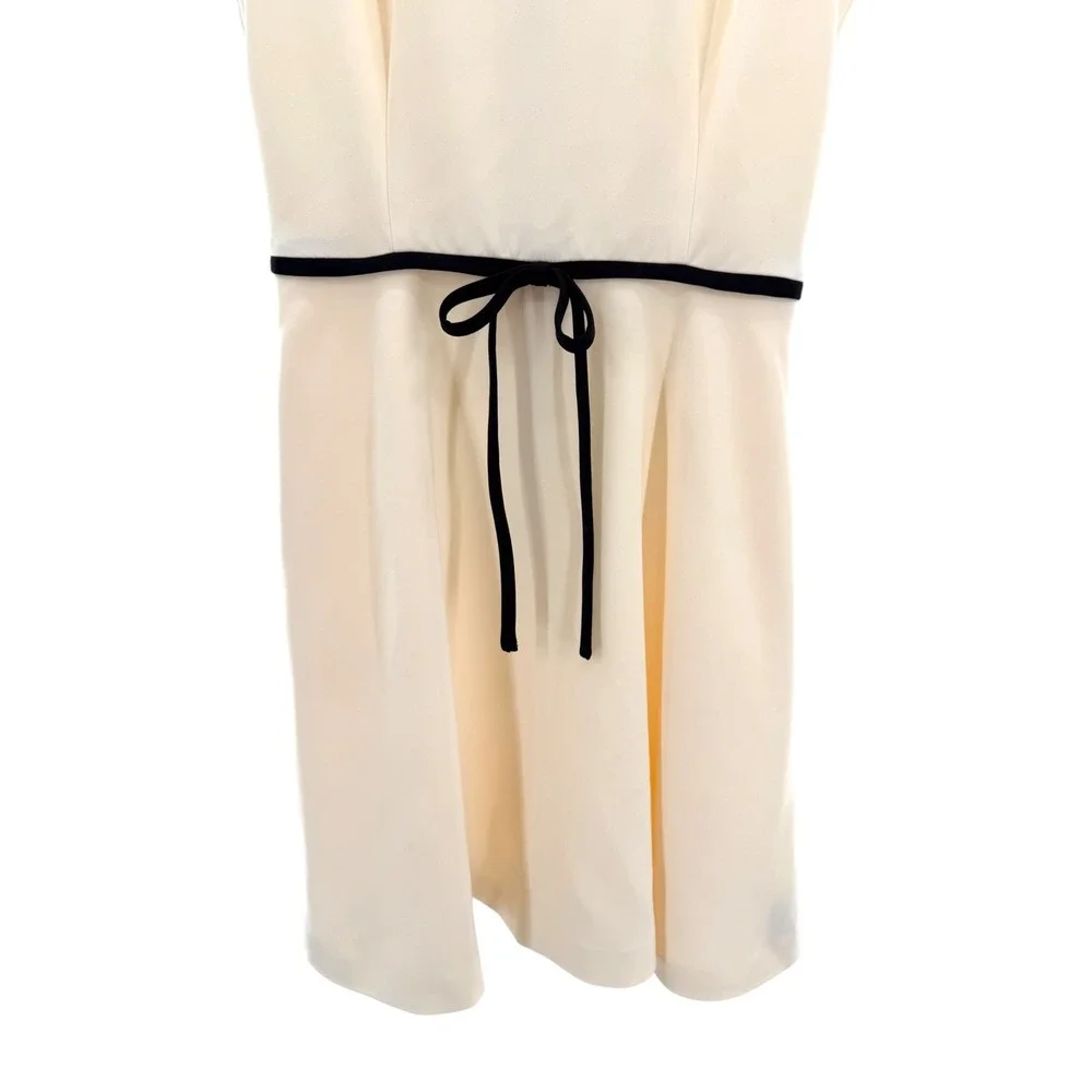Ted Baker London Saydey Dress Contrast Trim Bow Waist Mod Preppy Classic NWOT 4